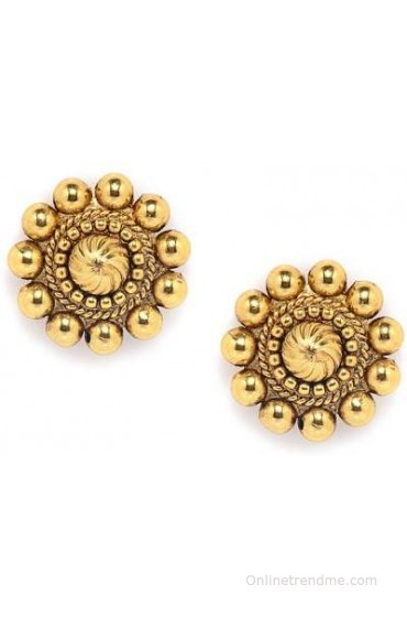 Alankruthi Ethnic Tops Copper Stud Earring